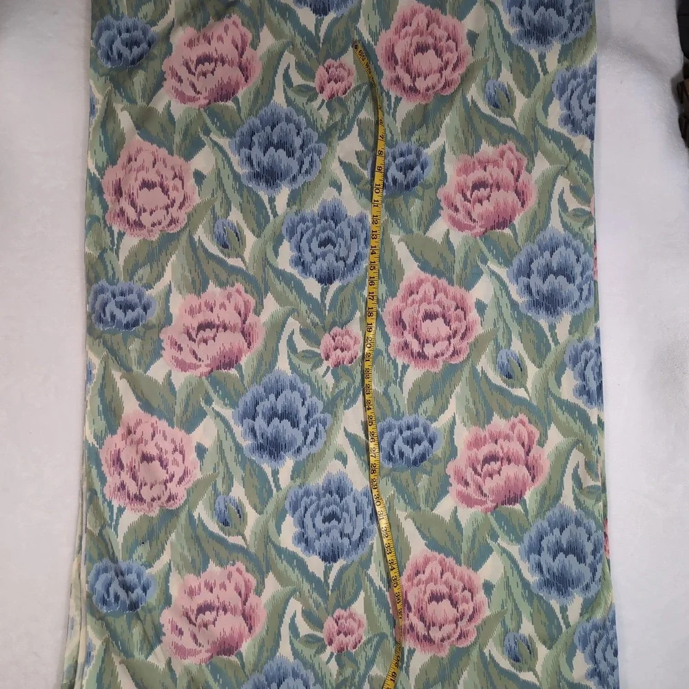 Lady Pepperell Sheet‎ Set Twin Cottage Floral Ikat Vintage Percale 3pc Made USA